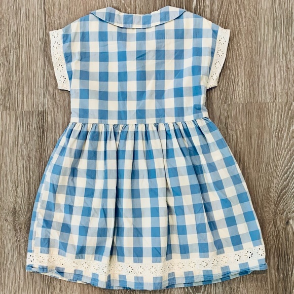 NEW Gap Girls Plaid and Lace Dress 5y - Picture 6 of 7
